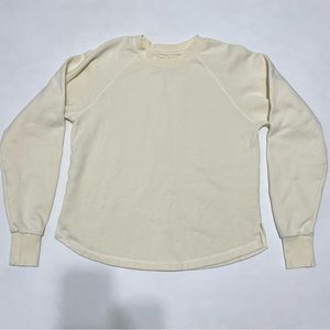 Cream women’s easy crew